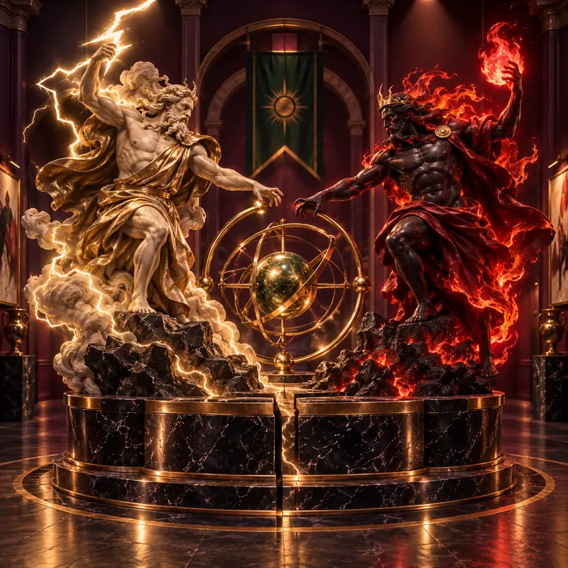 Gallery scene for Zeus vs Hades – Gods of War 250 at Slots Gallery