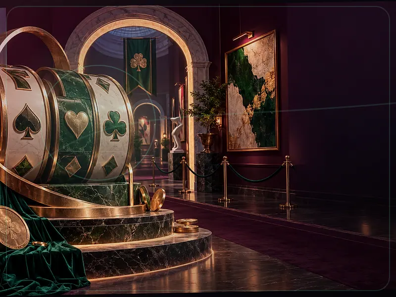 Gallery scene for Slots Gallery login and account access